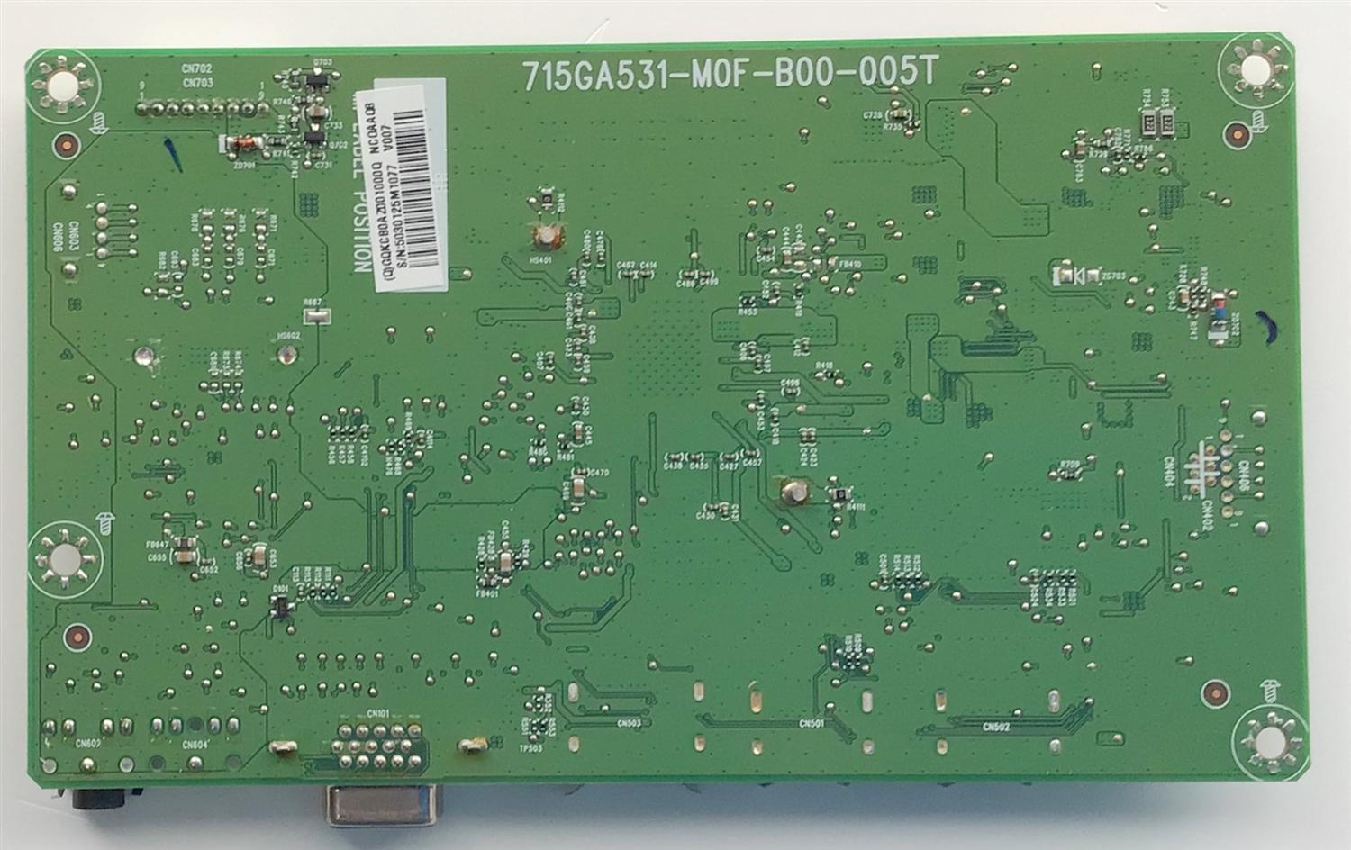 MAIN PARA MONITOR CURVO AOC / NUMERO DE PARTE GQKCB0AZ001 / 715GA531-M0F-B00-005T / 5030125M1077 / MODELO C27G2 - Imagen 3
